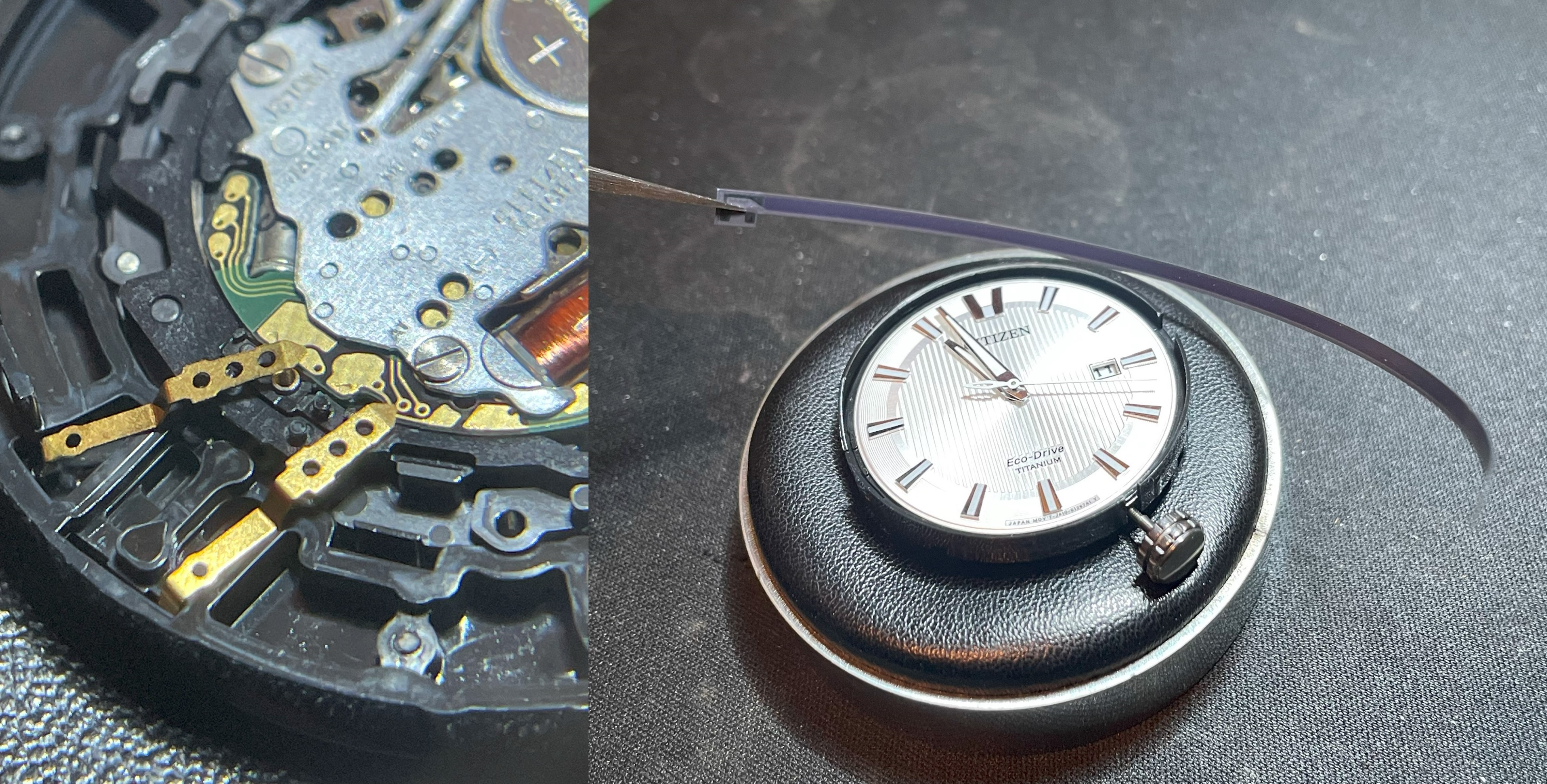 Zonnepaneel in uurwerk