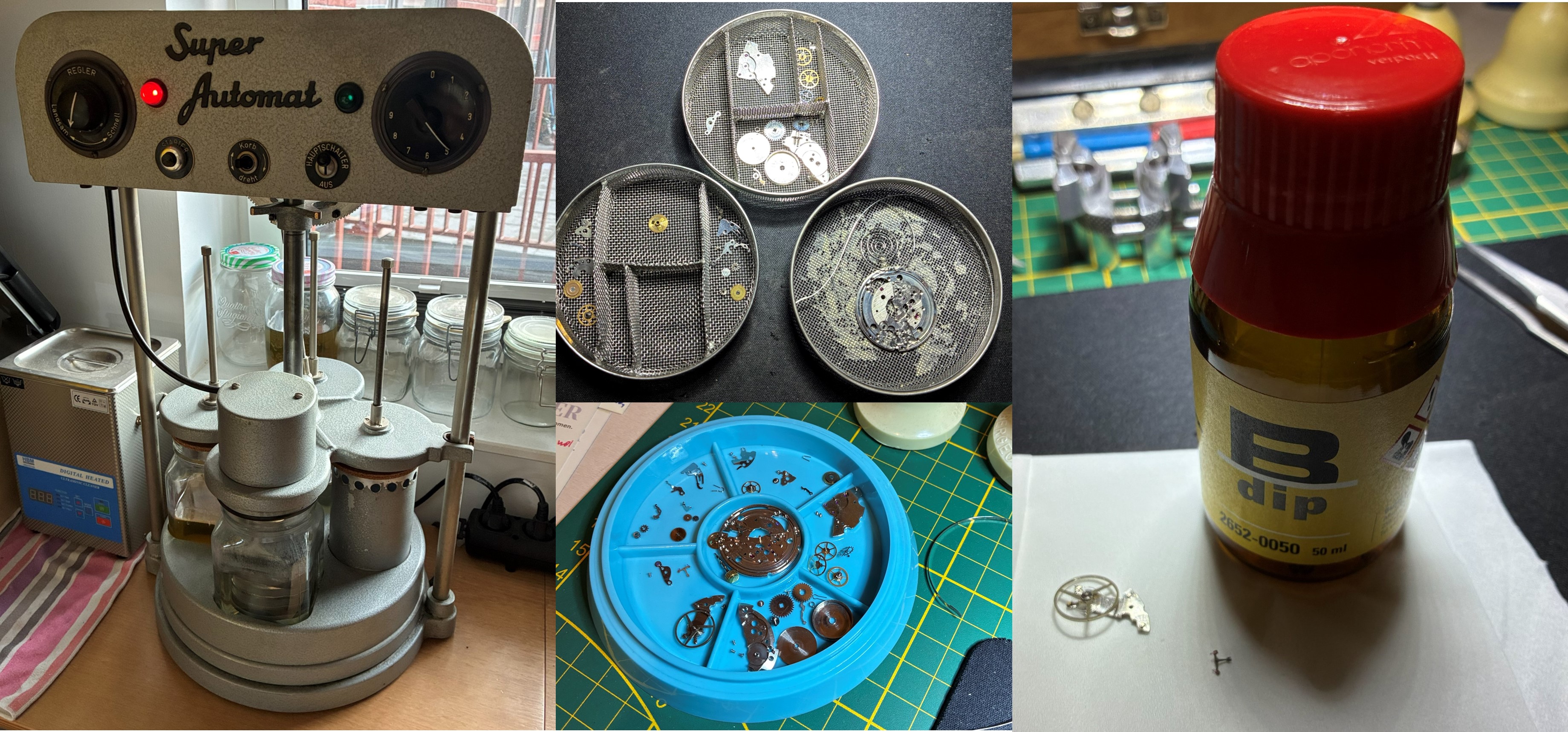 Uurwerk schoonmaken