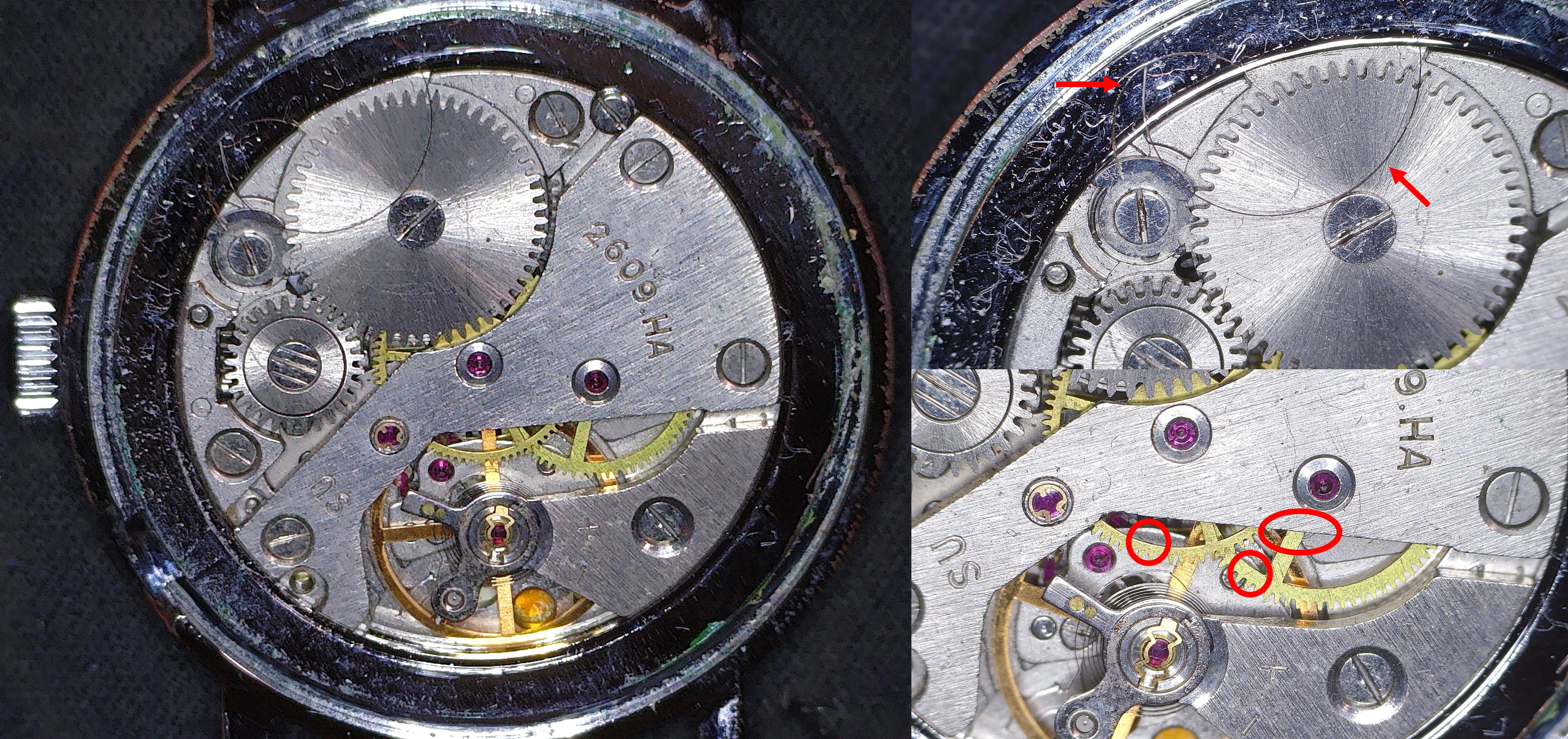 Vies Raketa 2609.HA uurwerk
