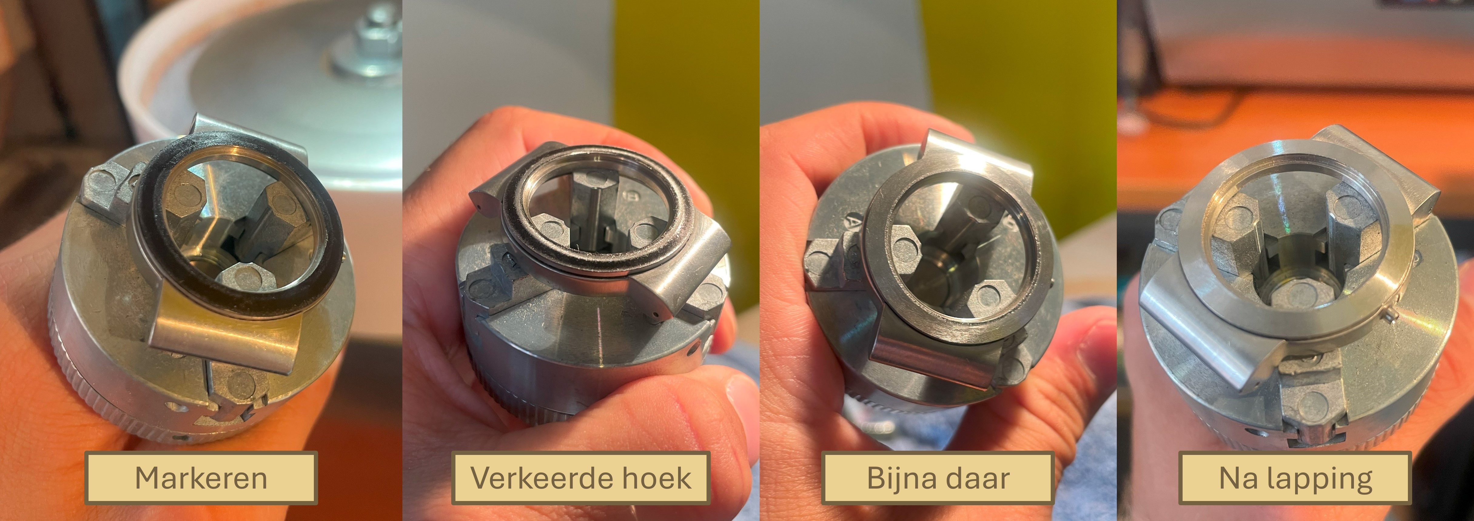 Bezel oplappen