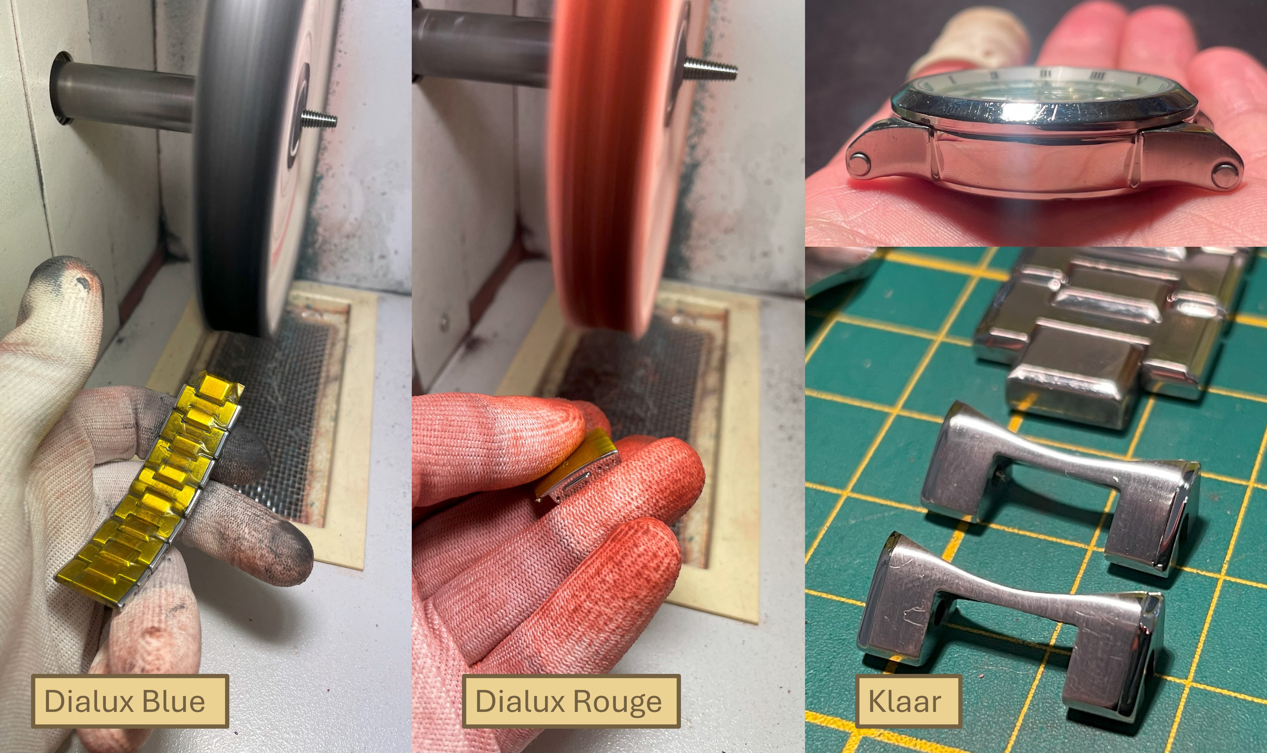Polijsten met Dialux Blue & Rouge